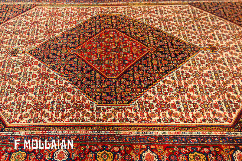 Antique Persian Senneh Warp Silk Rug n°:12721928